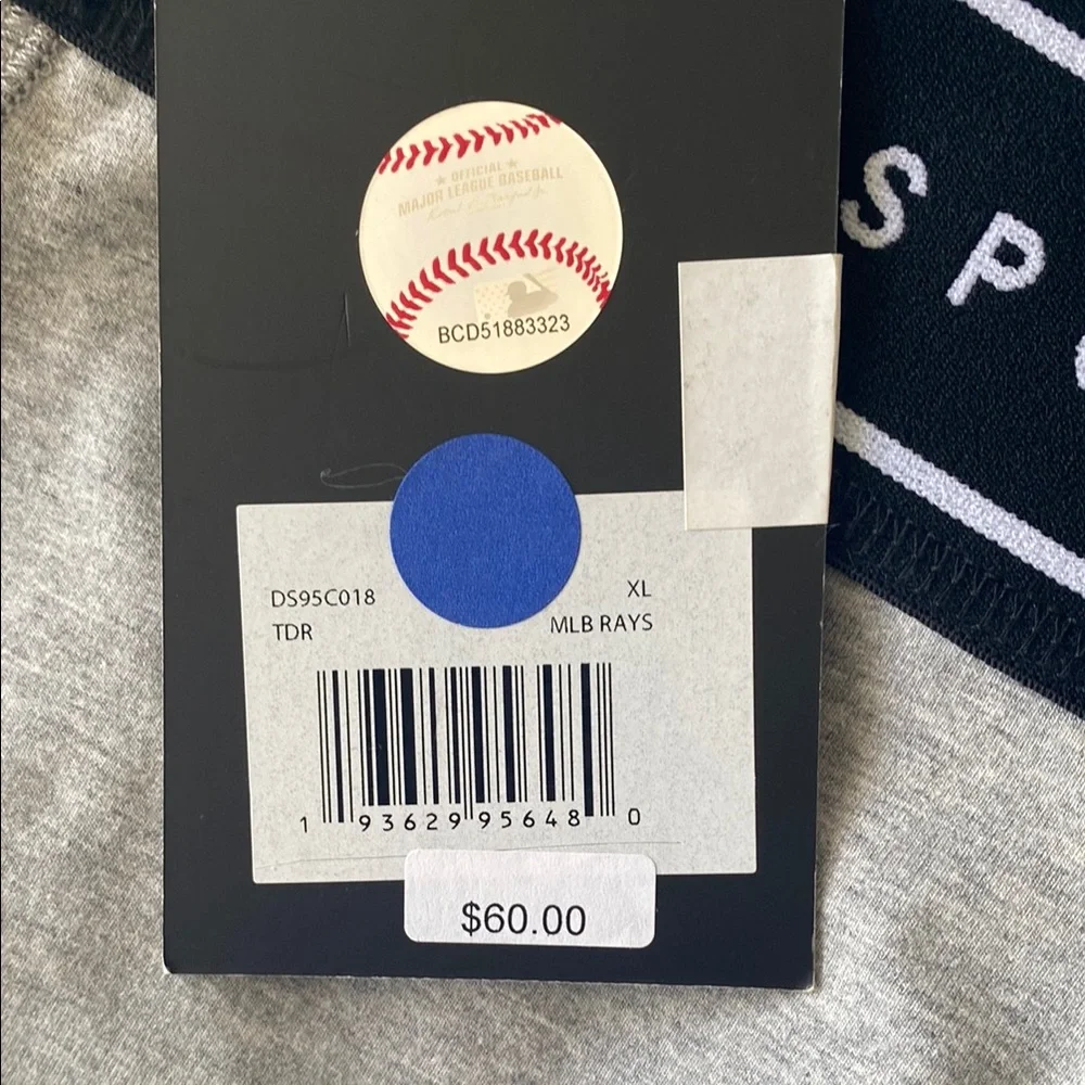 Tampa Bay Rays DKNY Kids High Waist Gray Leggings Size XL NWT